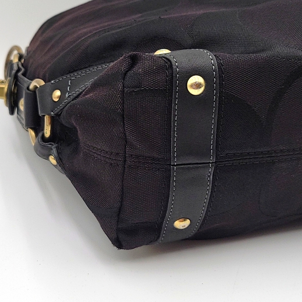 Coach Canvas Monogram Tote Bag - Picture 8 of 15